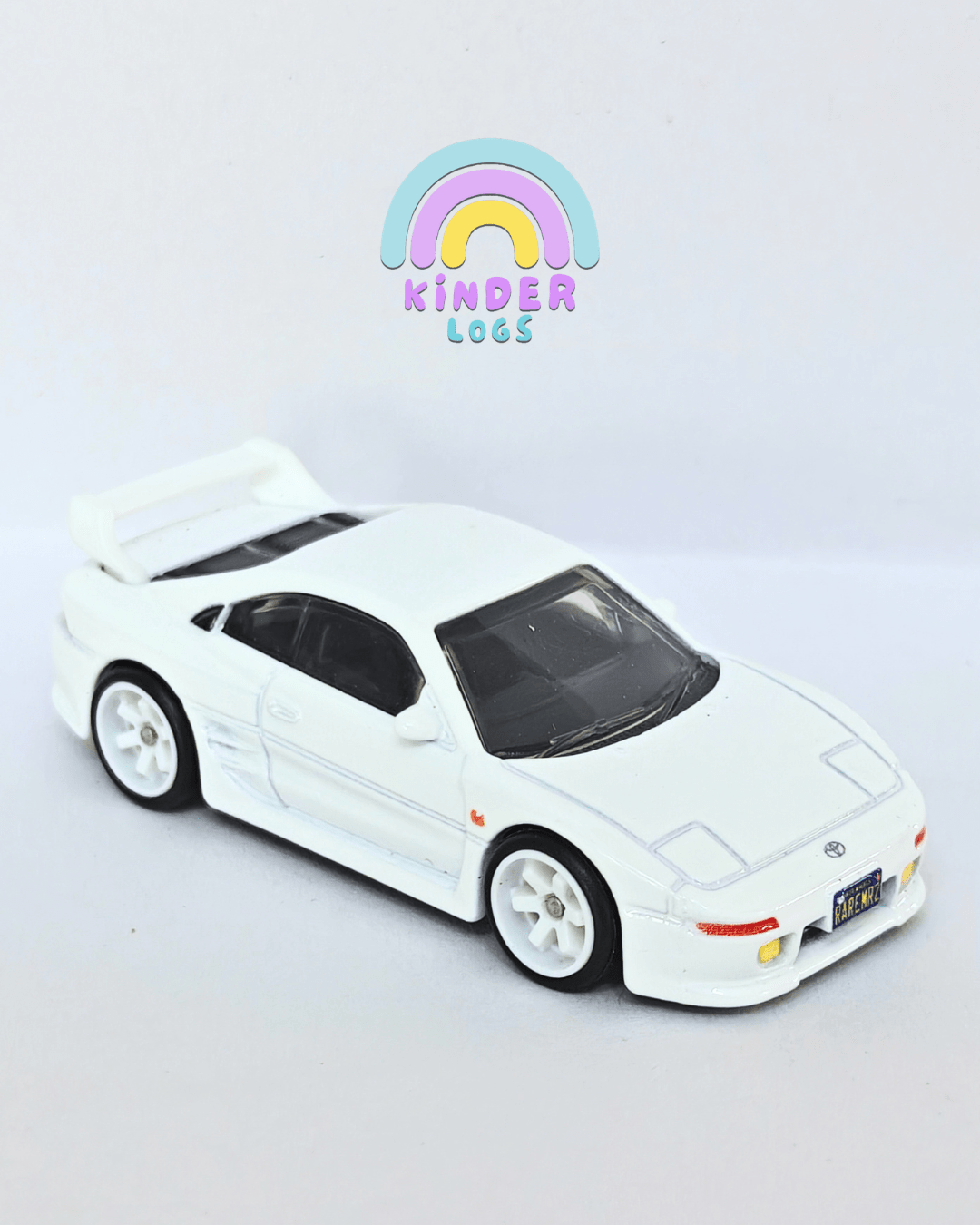 Premium Hot Wheels 1995 Toyota MR2 TRD 2000GT - White (Uncarded - New) - Kinder Logs