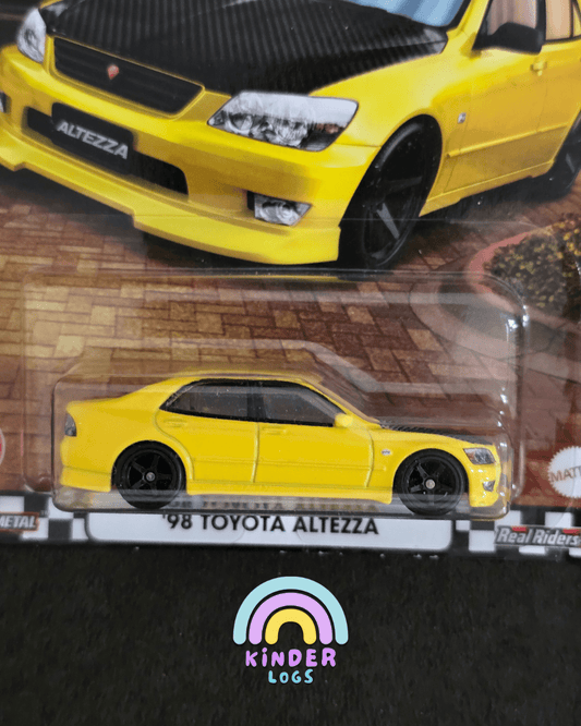 Premium Hot Wheels 1998 Toyota Altezza - Boulevard 129 (Imported) - Kinder Logs