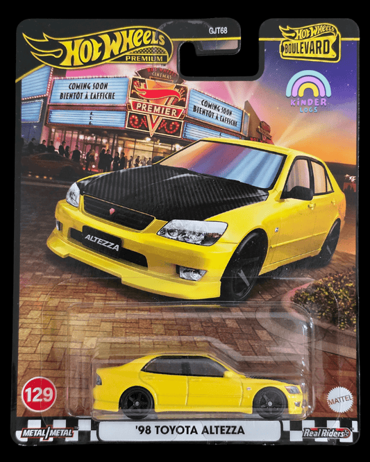 Premium Hot Wheels 1998 Toyota Altezza - Boulevard 129 (Imported) - Kinder Logs