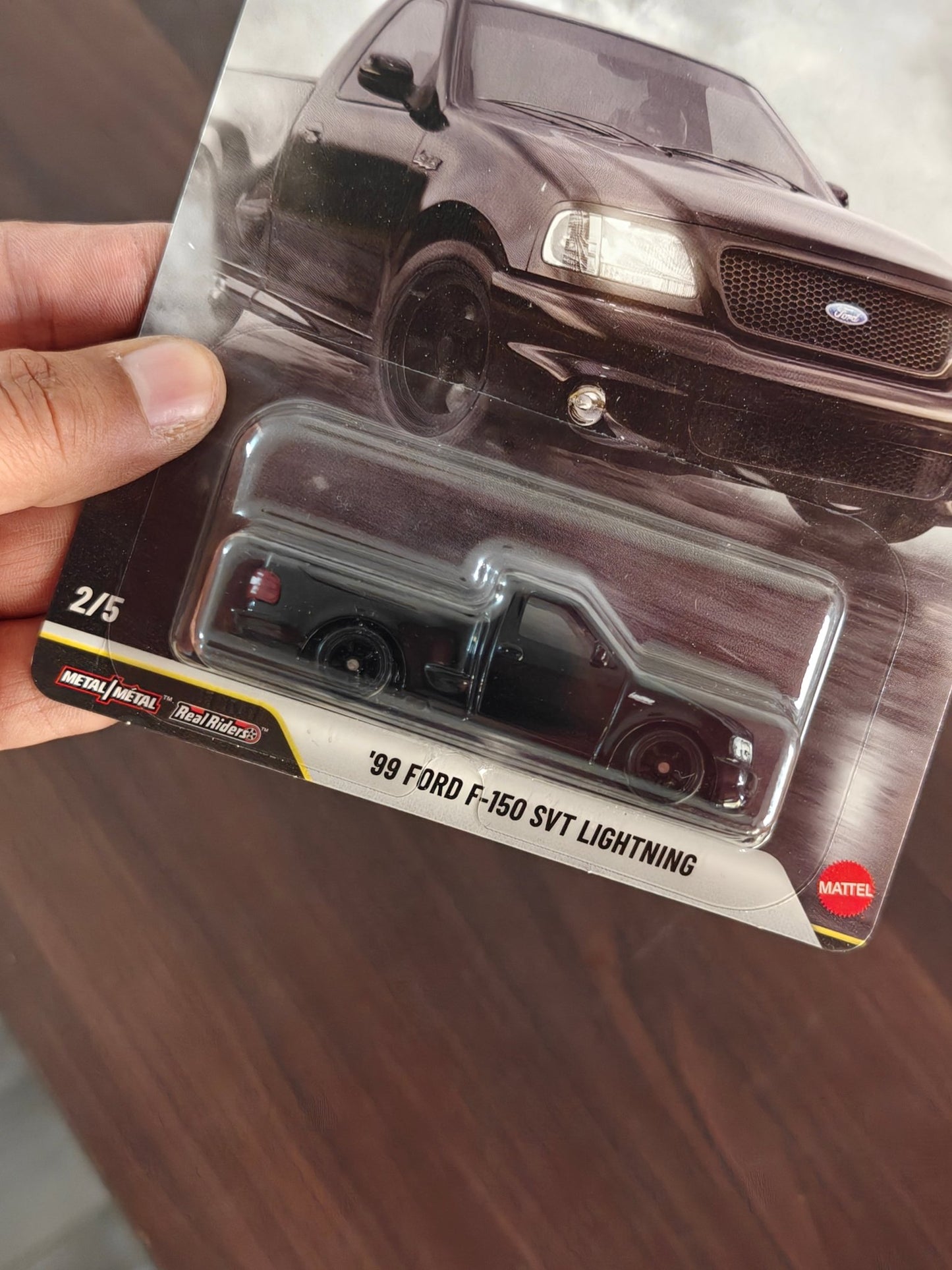 Premium Hot Wheels 1999 Ford F - 150 SVT Lightning - Power Trip (Imported) - Kinder Logs