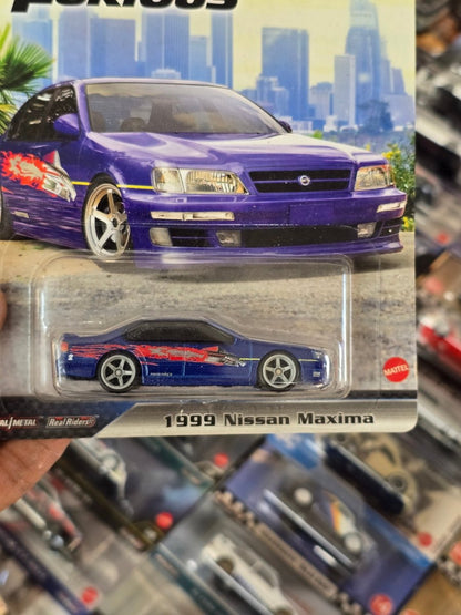 Premium Hot Wheels 1999 Nissan Maxima - Fast And Furious (Imported) - Kinder Logs
