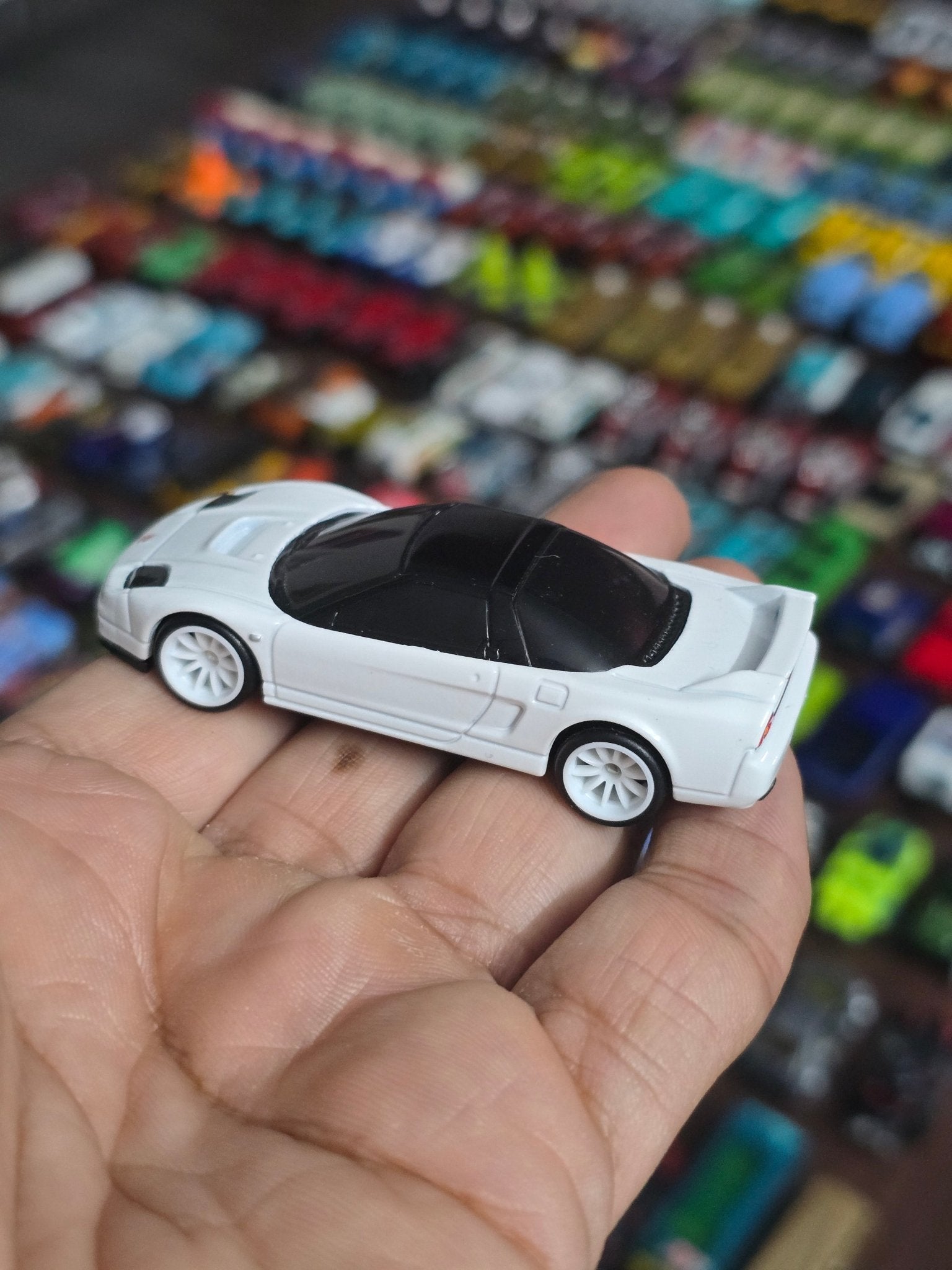 Premium Hot Wheels 2003 Honda NSX - R - White (Uncarded - New) - Kinder Logs