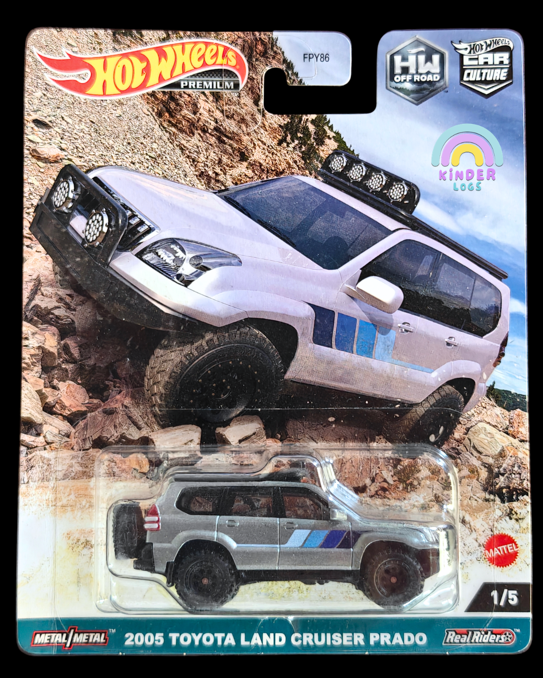 Premium Hot Wheels 2005 Toyota Land Cruiser Prado (Imported) - Kinder Logs