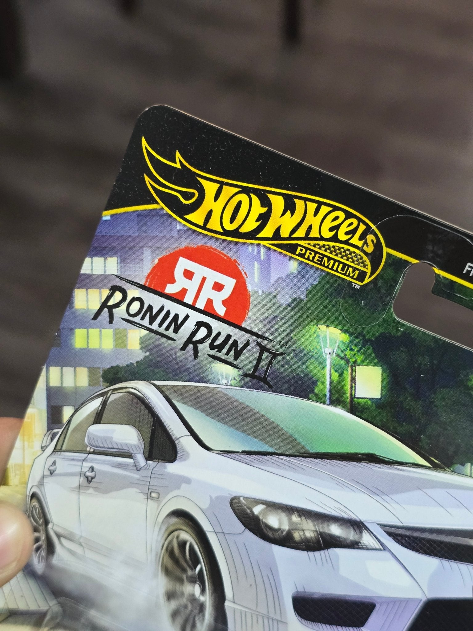 Premium Hot Wheels 2007 Honda Civic Type R - Ronin Run II (Imported) - Kinder Logs