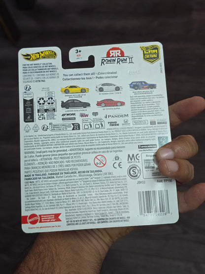 Premium Hot Wheels 2007 Honda Civic Type R - Ronin Run II (Imported) - Kinder Logs