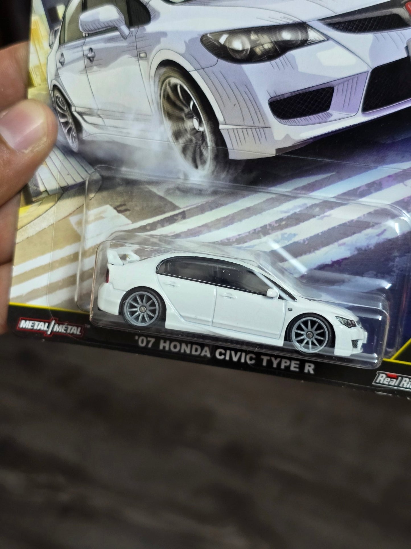 Premium Hot Wheels 2007 Honda Civic Type R - Ronin Run II (Imported) - Kinder Logs