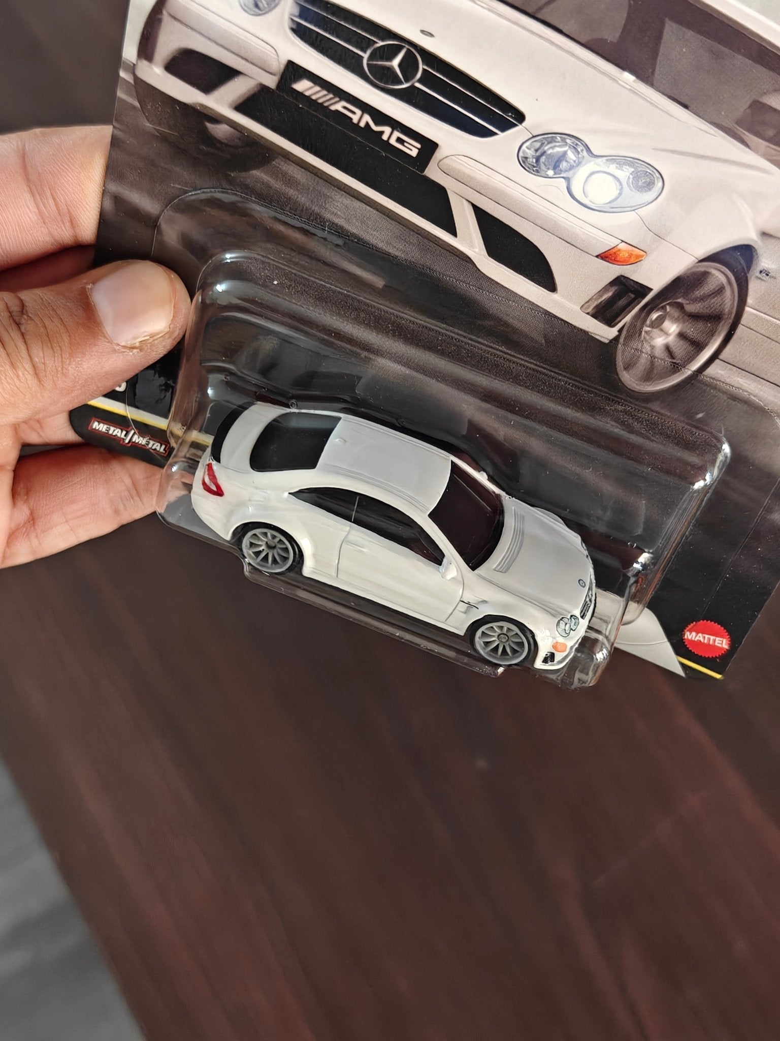 Premium Hot Wheels 2008 Mercedes - Benz CLK 63 AMG Black Series - Power Trip (Imported) - Kinder Logs