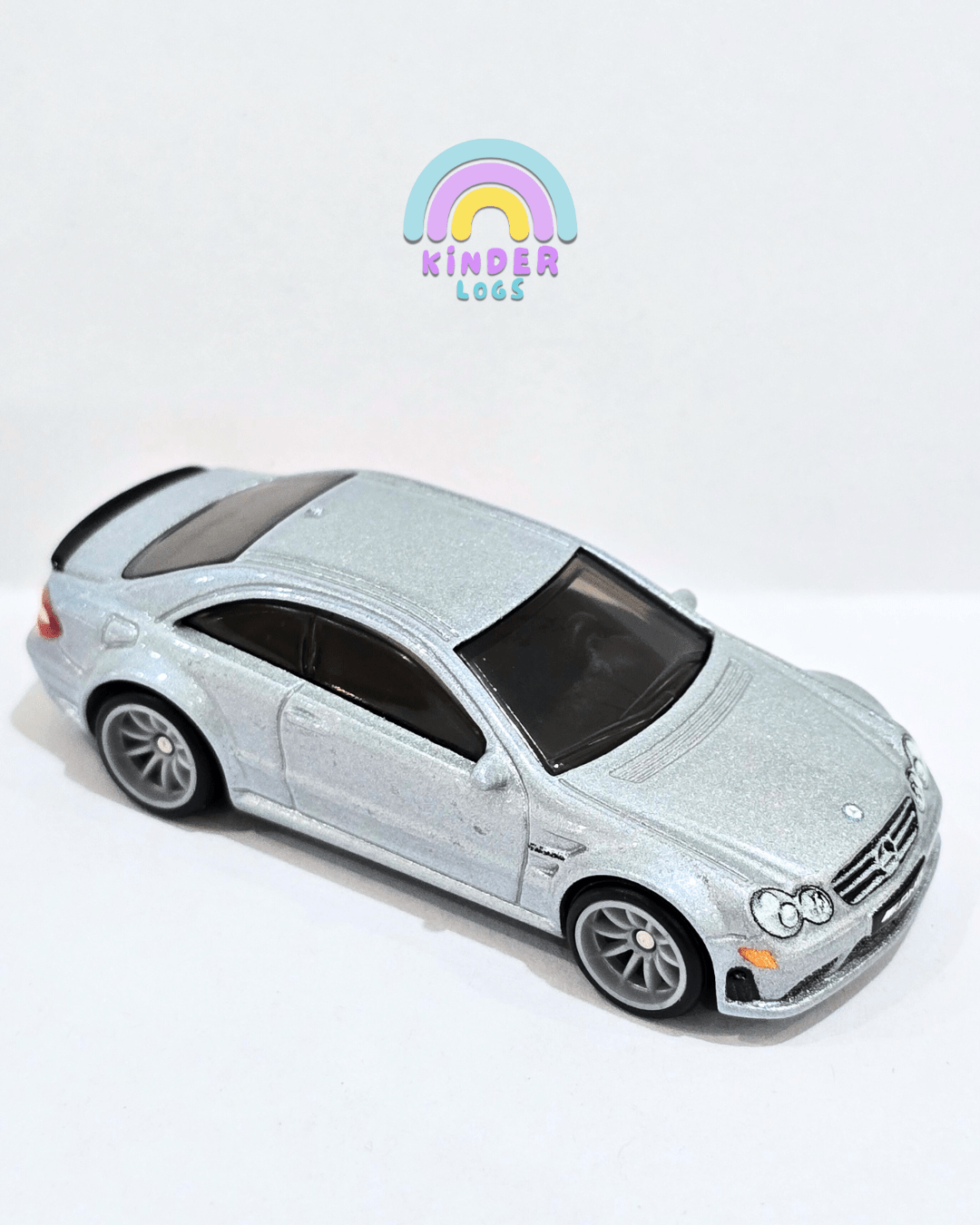 Premium Hot Wheels 2008 Mercedes - Benz CLK 63 AMG (Uncarded) - Kinder Logs