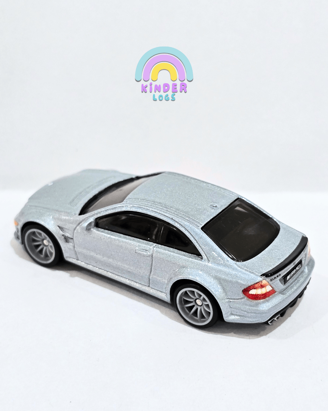 Premium Hot Wheels 2008 Mercedes - Benz CLK 63 AMG (Uncarded) - Kinder Logs