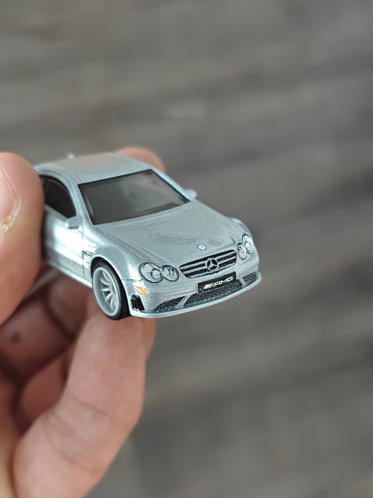 Premium Hot Wheels 2008 Mercedes - Benz CLK 63 AMG (Uncarded - New) - Kinder Logs