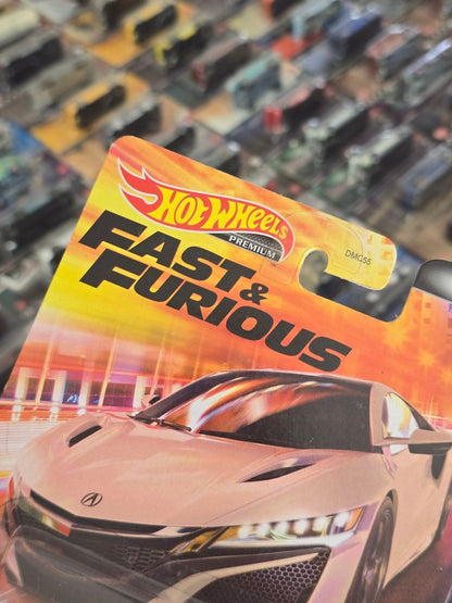 Premium Hot Wheels 2017 Acura NSX - Fast And Furious (Imported) - Kinder Logs