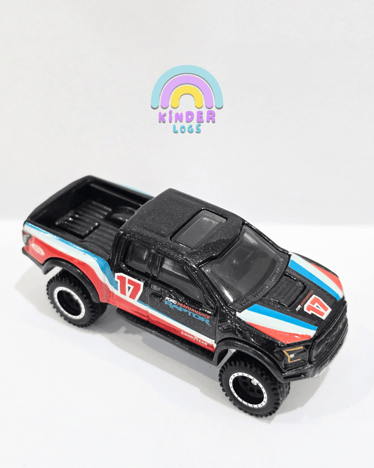 Premium Hot Wheels 2017 Ford F - 150 Raptor (Imported) - Kinder Logs
