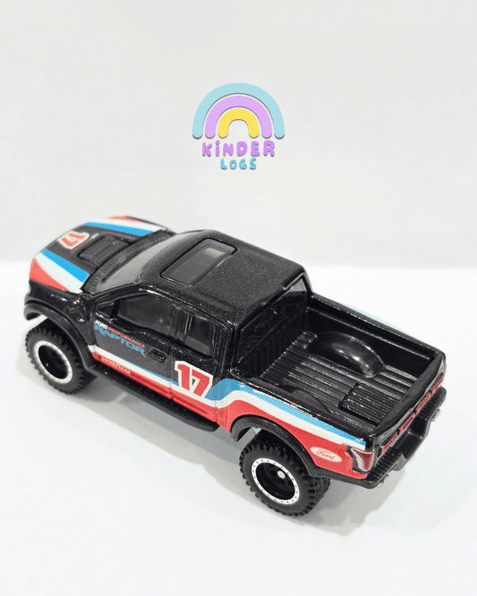 Premium Hot Wheels 2017 Ford F - 150 Raptor (Imported) - Kinder Logs