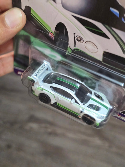 Premium Hot Wheels 2018 Bentley Continental GT3 - Race Day (Imported) - Kinder Logs