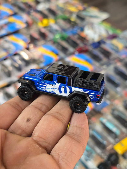 Premium Hot Wheels 2020 Jeep Gladiator - Blue (Uncarded) - Kinder Logs