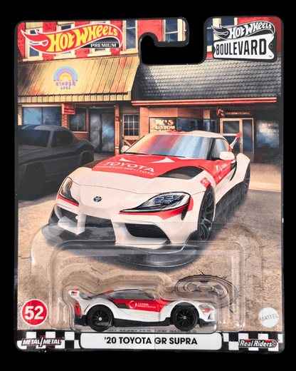 Premium Hot Wheels 2020 Toyota GR Supra - Boulevard 52 (Imported) - Kinder Logs