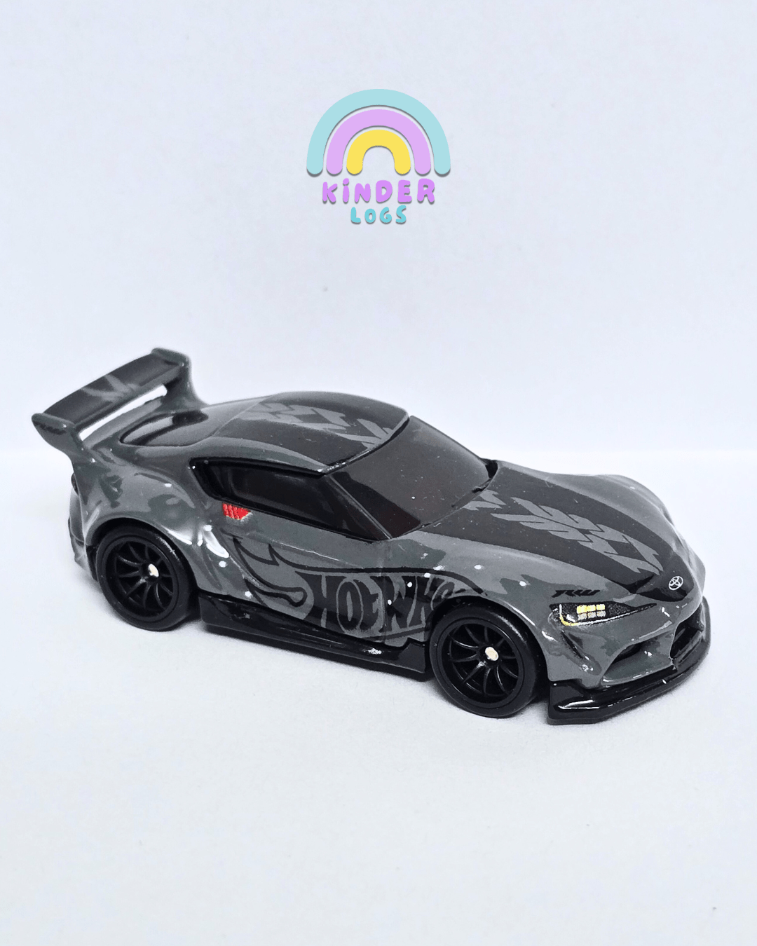Premium Hot Wheels 2020 Toyota GR Supra - Grey (Uncarded - New) - Kinder Logs