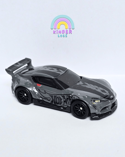 Premium Hot Wheels 2020 Toyota GR Supra - Grey (Uncarded - New) - Kinder Logs