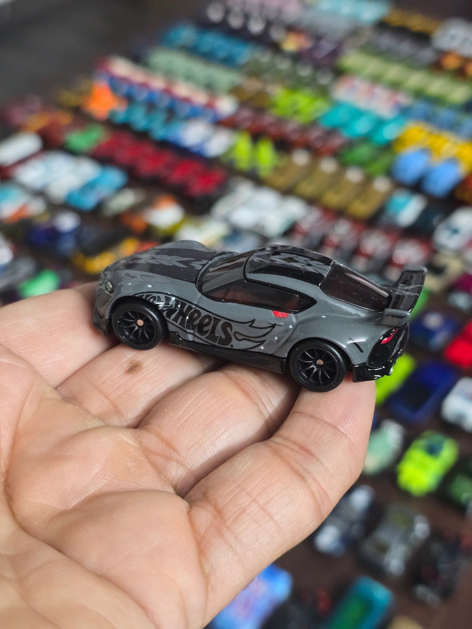 Premium Hot Wheels 2020 Toyota GR Supra - Grey (Uncarded - New) - Kinder Logs