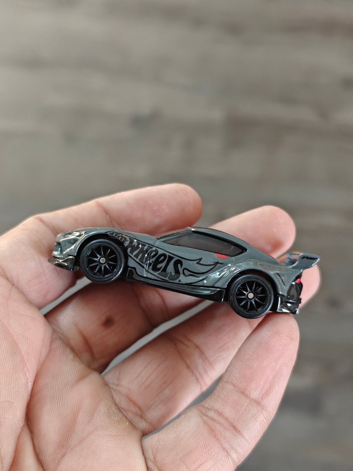 Premium Hot Wheels 2020 Toyota GR Supra - Grey (Uncarded - New) - Kinder Logs