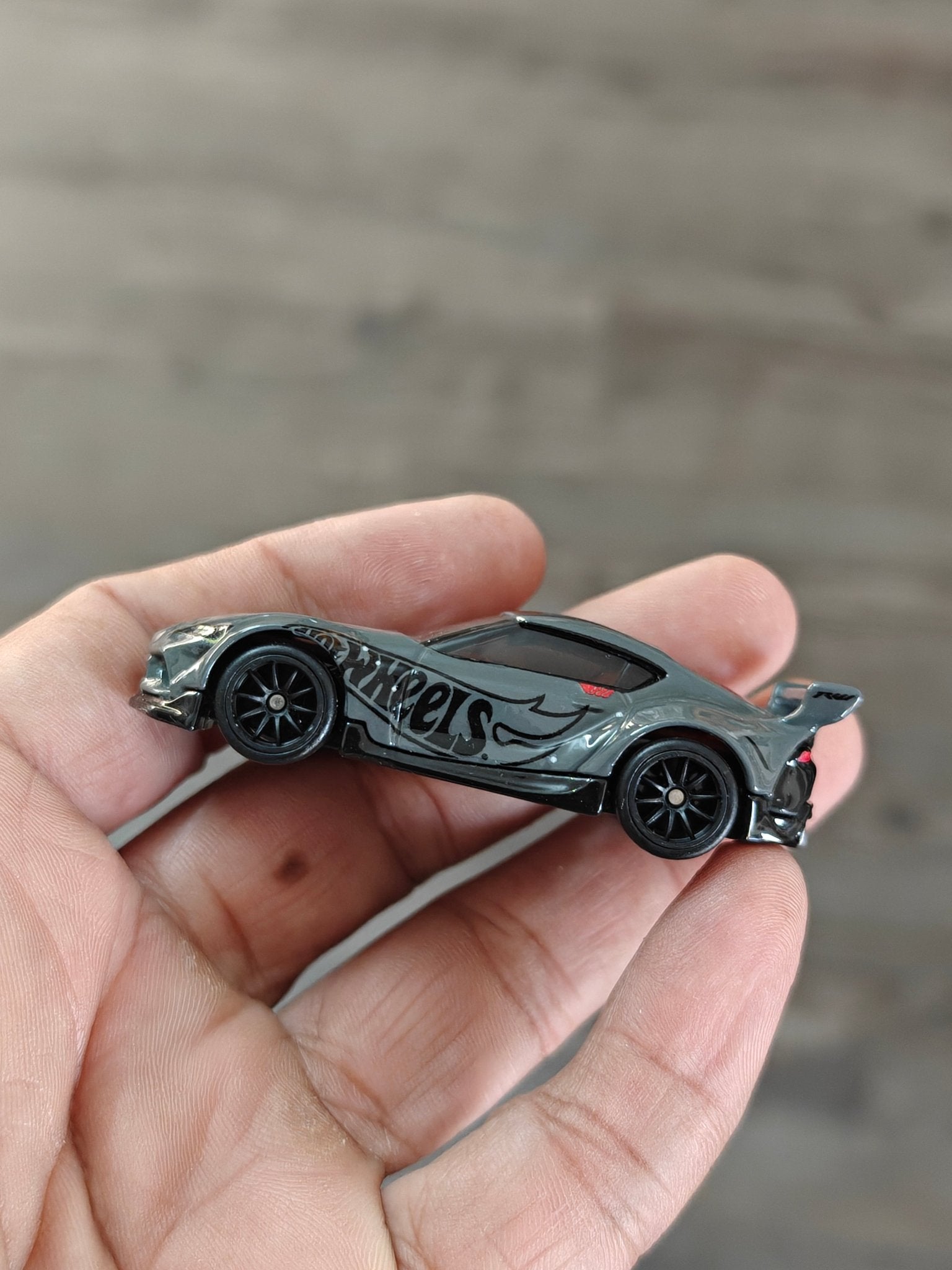 Premium Hot Wheels 2020 Toyota GR Supra - Grey (Uncarded - New) - Kinder Logs