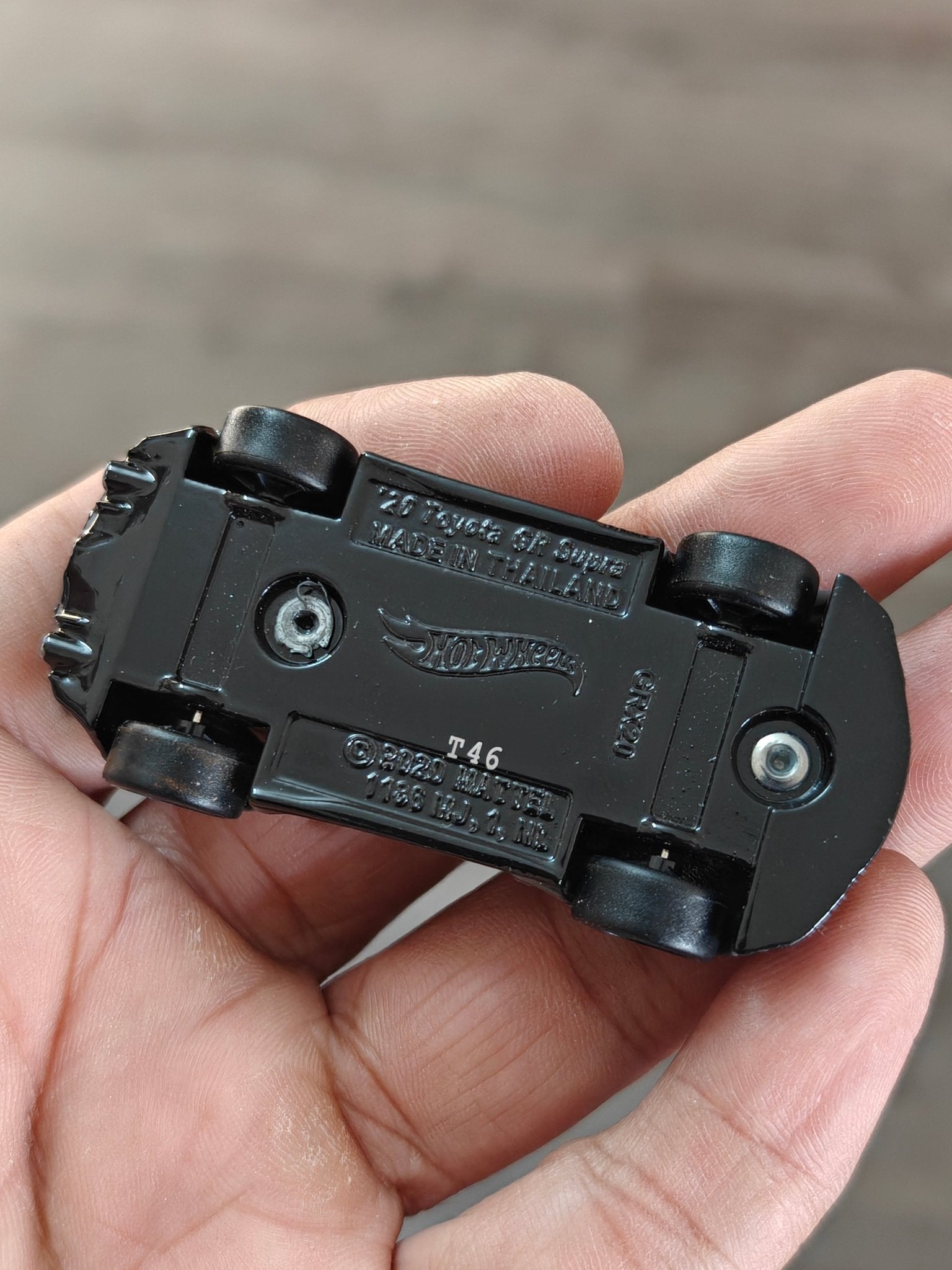 Premium Hot Wheels 2020 Toyota GR Supra - Grey (Uncarded - New) - Kinder Logs