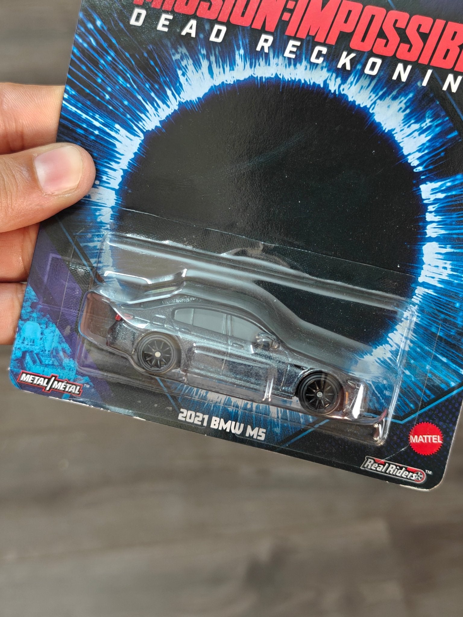 Premium Hot Wheels 2021 BMW M5 Mission Impossible Edition (Imported) - Kinder Logs