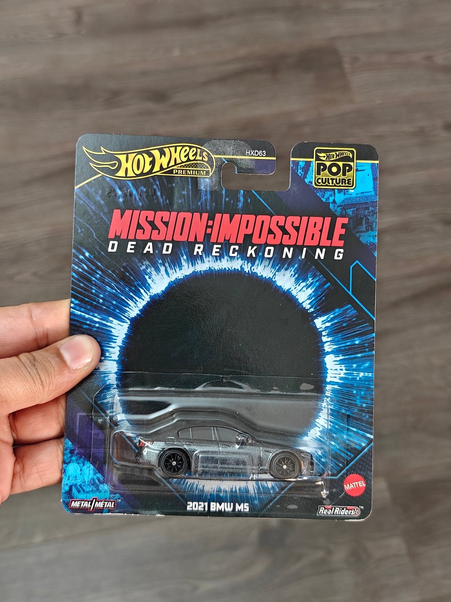 Premium Hot Wheels 2021 BMW M5 Mission Impossible Edition (Imported) - Kinder Logs
