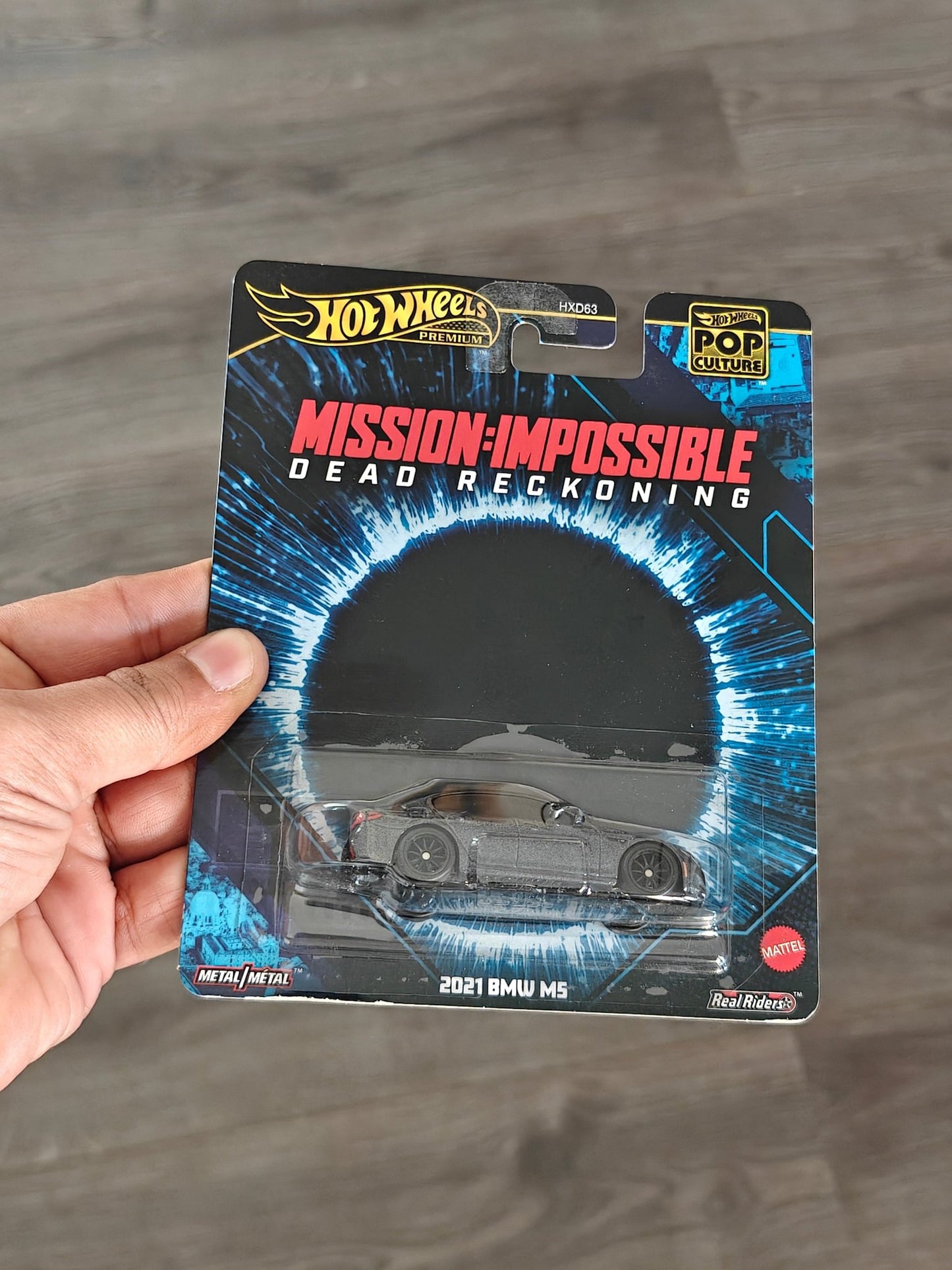 Premium Hot Wheels 2021 BMW M5 Mission Impossible Edition (Imported) - Kinder Logs