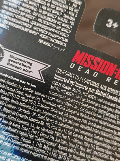 Premium Hot Wheels 2021 BMW M5 Mission Impossible Edition (Imported) - Kinder Logs