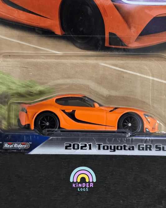 Premium Hot Wheels 2021 Toyota GR Supra - F&F - F9 The Fast Saga - Kinder Logs