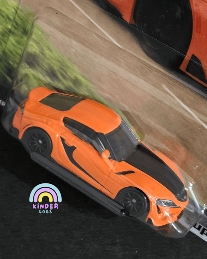 Premium Hot Wheels 2021 Toyota GR Supra - F&F - F9 The Fast Saga - Kinder Logs