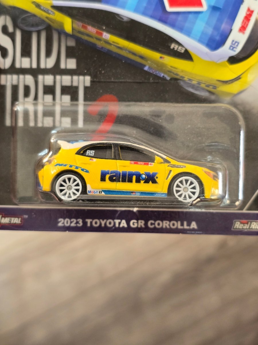 Premium Hot Wheels 2023 Toyota GR Corolla - Slide Street 2 (Imported) - Kinder Logs