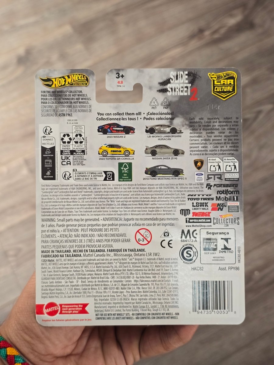 Premium Hot Wheels 2023 Toyota GR Corolla - Slide Street 2 (Imported) - Kinder Logs