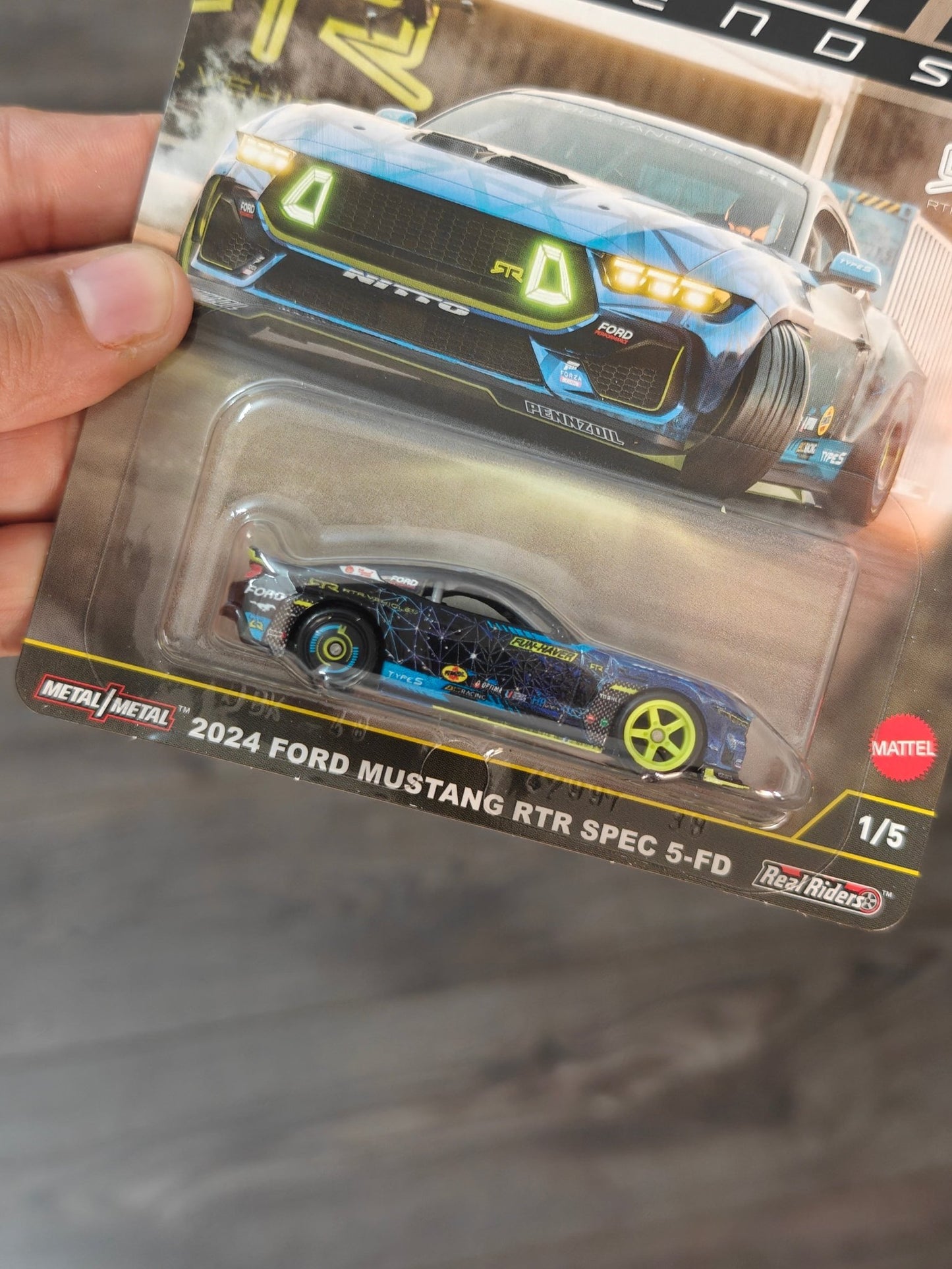 Premium Hot Wheels 2024 Ford Mustang RTR Spec 5 - FD - Circuit Legends (Imported) - Kinder Logs