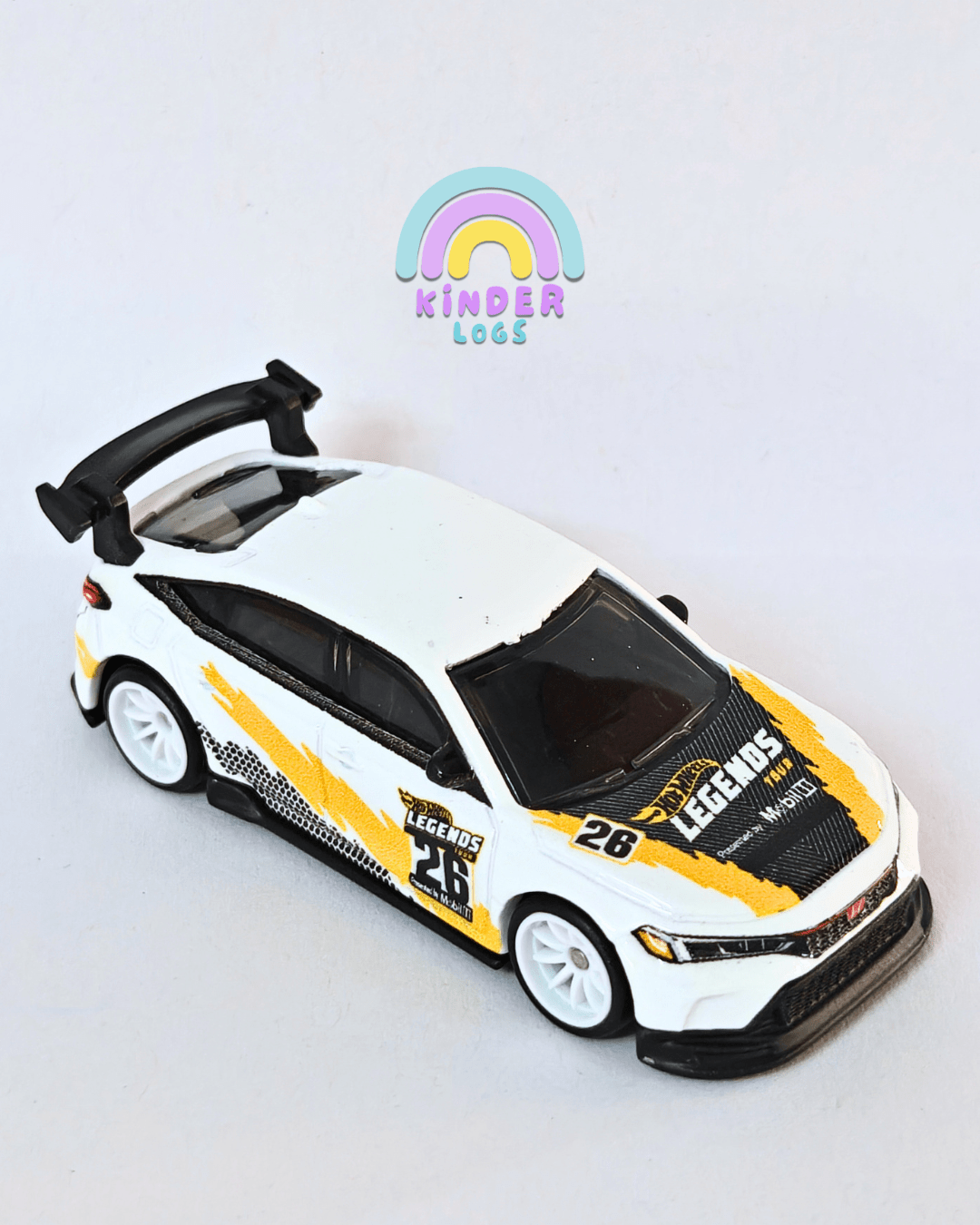 Premium Hot Wheels 2024 Honda Civic Type R (Uncarded - New) - Kinder Logs