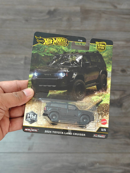 Premium Hot Wheels 2024 Toyota Land Cruiser - CHASE 0/5 (Imported) - Kinder Logs