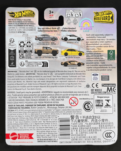 Premium Hot Wheels 2024 Toyota Tacoma TRD Pro - Boulevard 128 (Imported) - Kinder Logs
