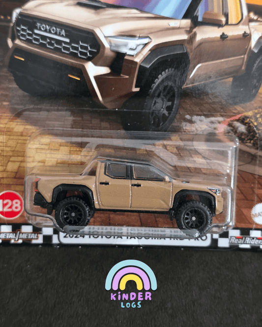 Premium Hot Wheels 2024 Toyota Tacoma TRD Pro - Boulevard 128 (Imported) - Kinder Logs
