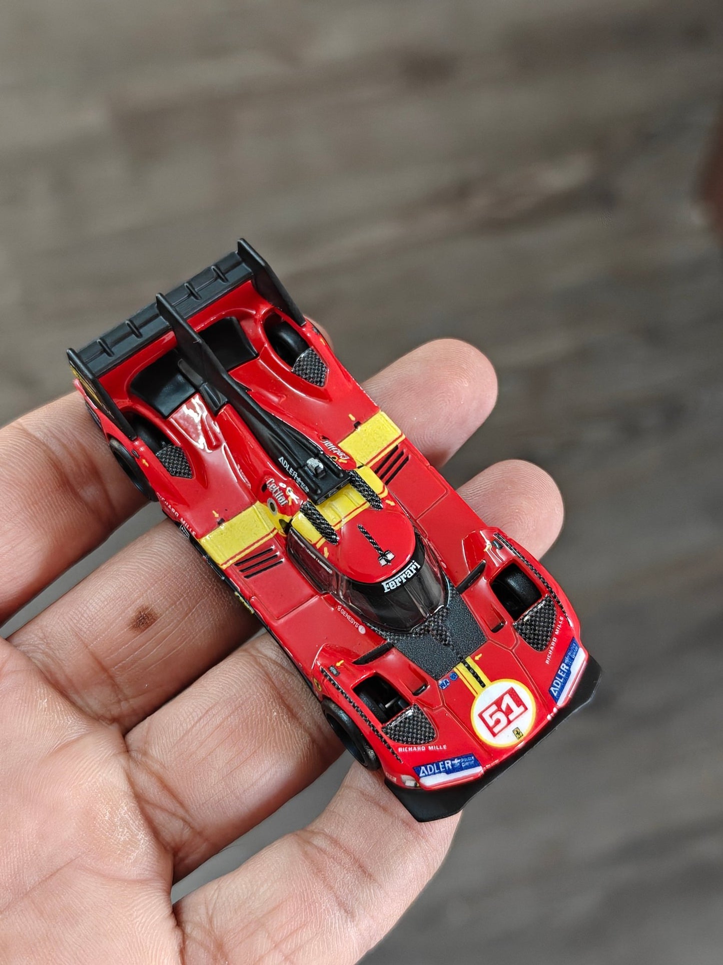 Premium Hot Wheels 499p - Red (Uncarded - New) - Kinder Logs