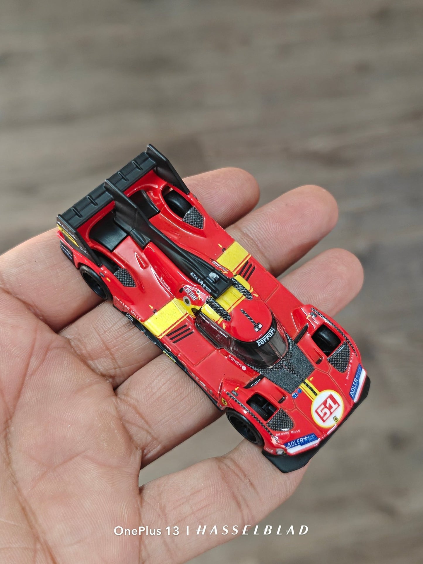 Premium Hot Wheels 499p - Red (Uncarded - New) - Kinder Logs