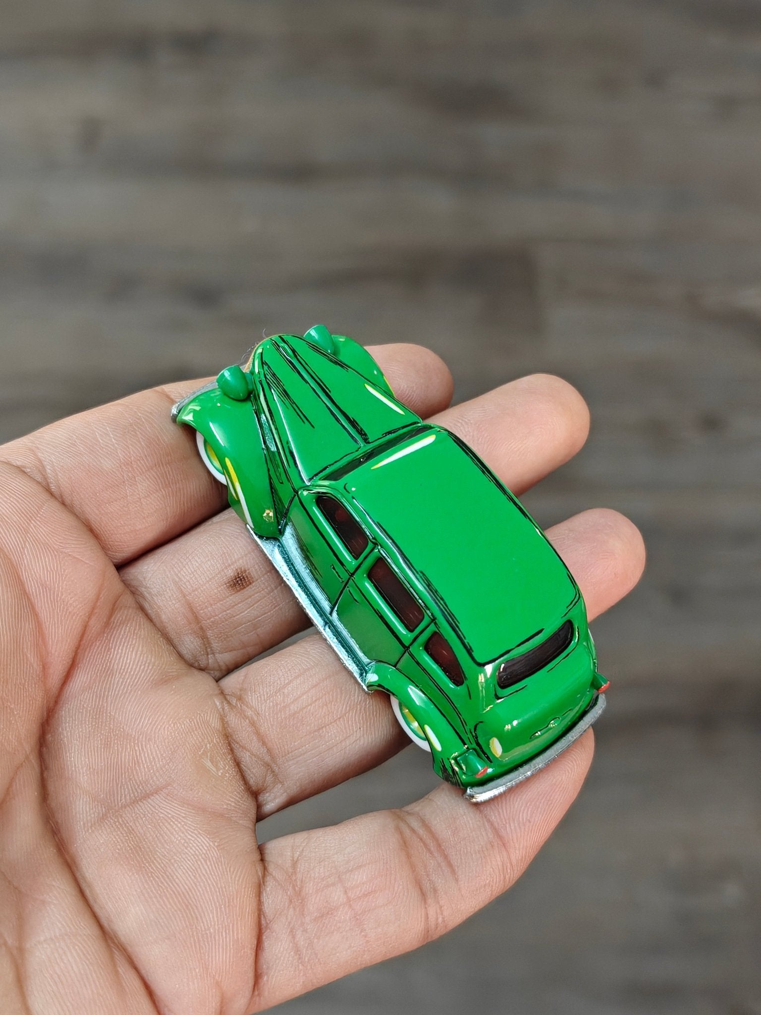 Premium Hot Wheels Action Comics 1 - Action Sedan (Uncarded - New) - Kinder Logs