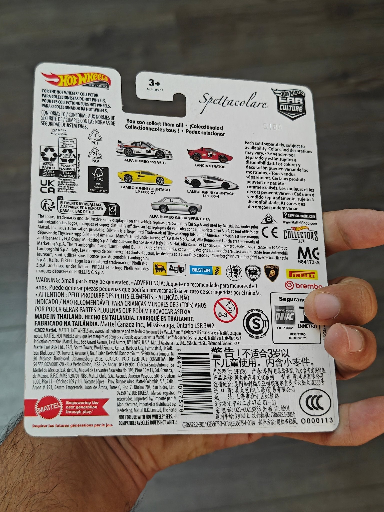 Premium Hot Wheels Alfa Romeo 155 V6 Ti Spettacolare - Kinder Logs