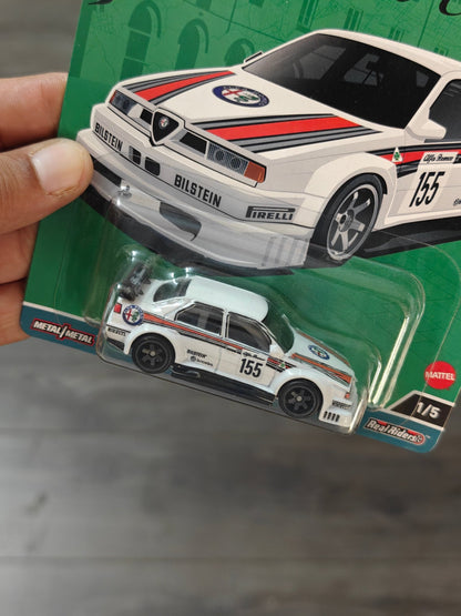 Premium Hot Wheels Alfa Romeo 155 V6 Ti Spettacolare - Kinder Logs