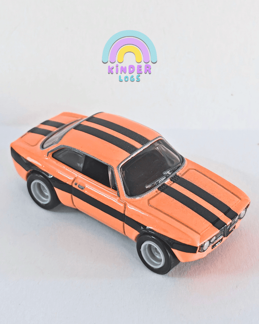 Premium Hot Wheels Alfa Romeo Giulia Sprint GTA - Orange (Uncarded - New) - Kinder Logs