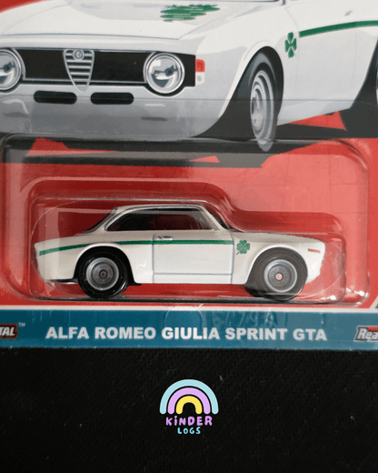Premium Hot Wheels Alfa Romeo Giulia Sprint GTA Spettacolare - Kinder Logs