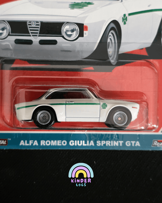 Premium Hot Wheels Alfa Romeo Giulia Sprint GTA Spettacolare - Kinder Logs