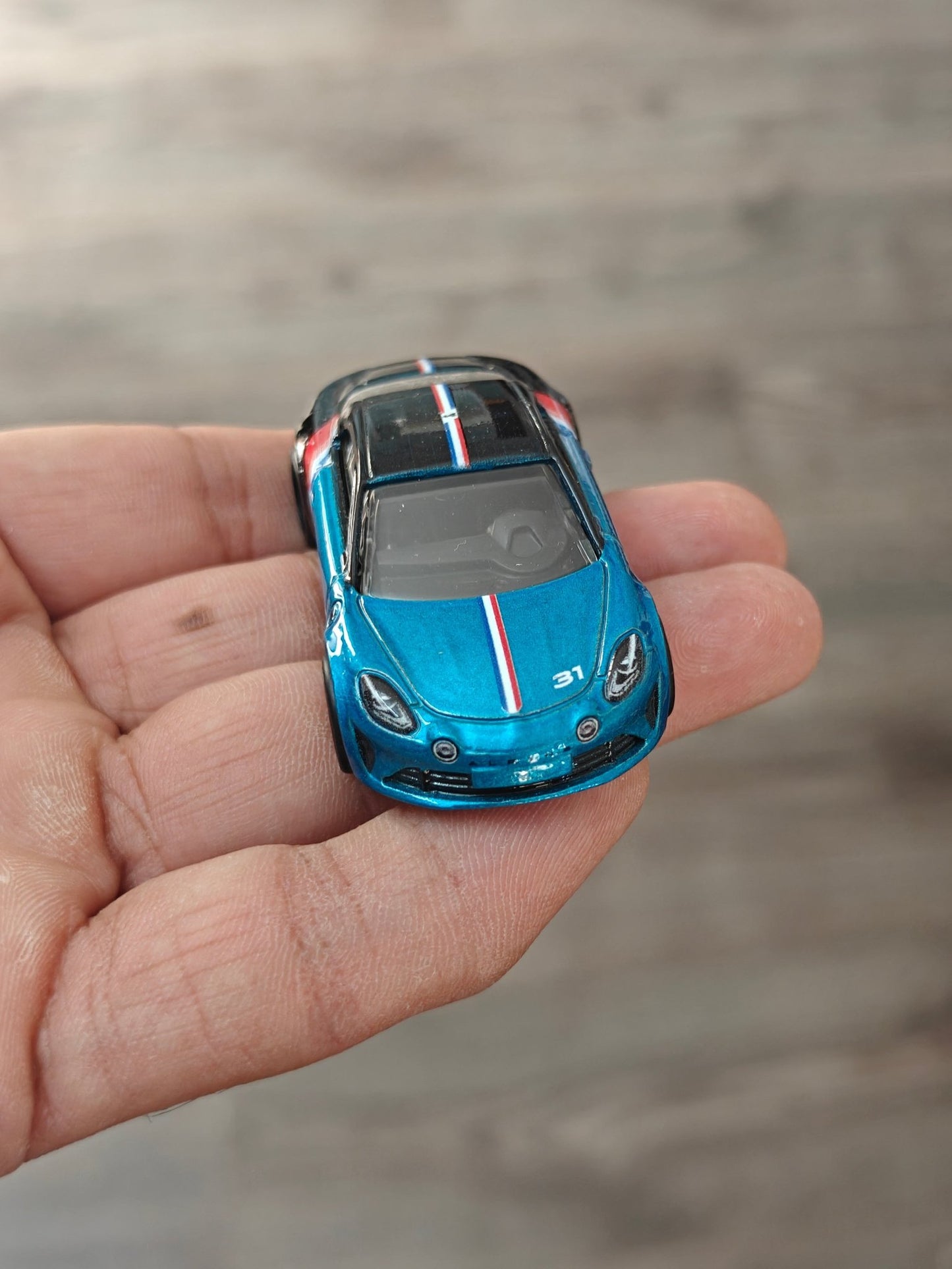 Premium Hot Wheels Alpine A110 - Blue (Uncarded - New) - Kinder Logs