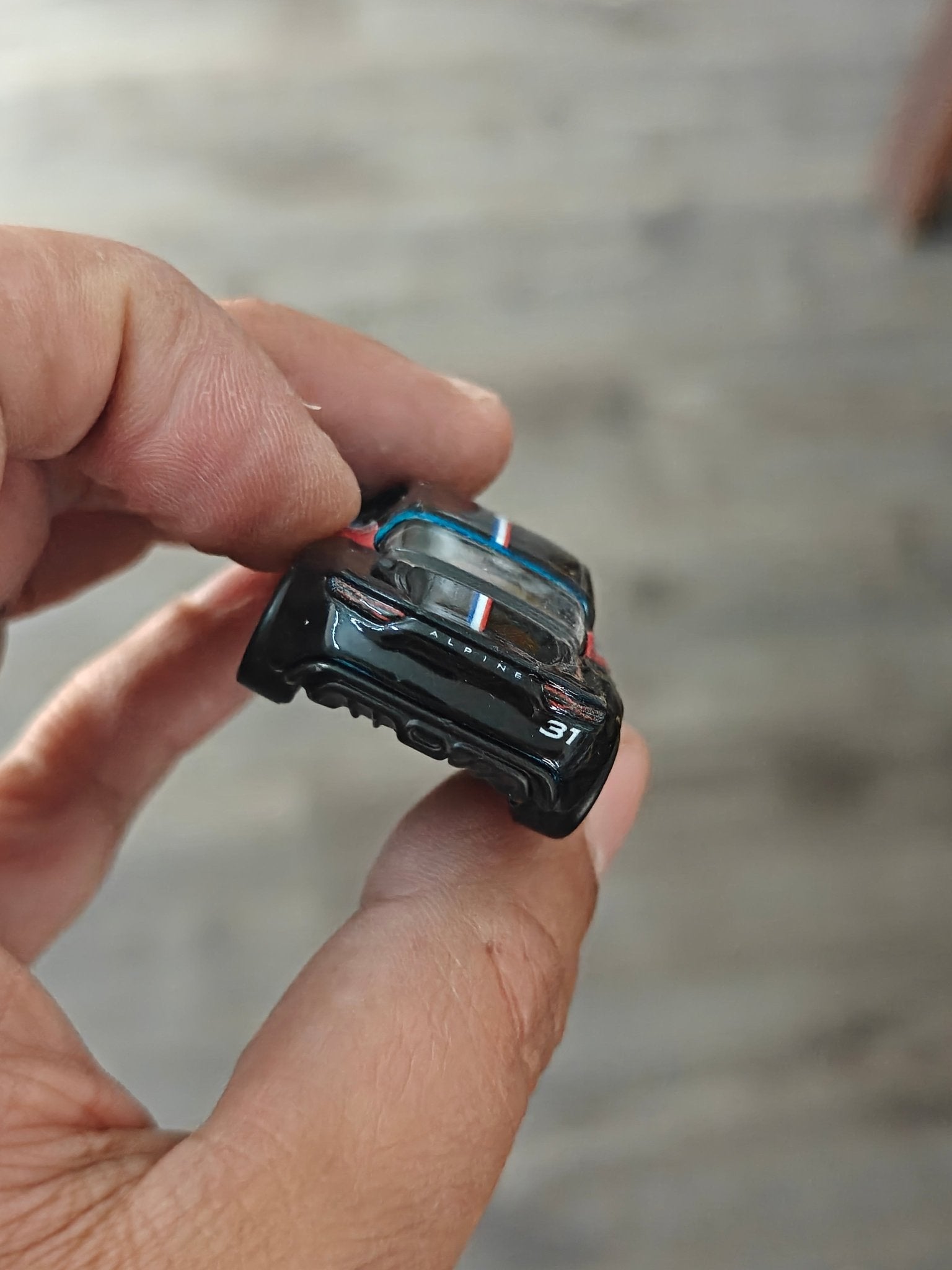 Premium Hot Wheels Alpine A110 - Blue (Uncarded - New) - Kinder Logs
