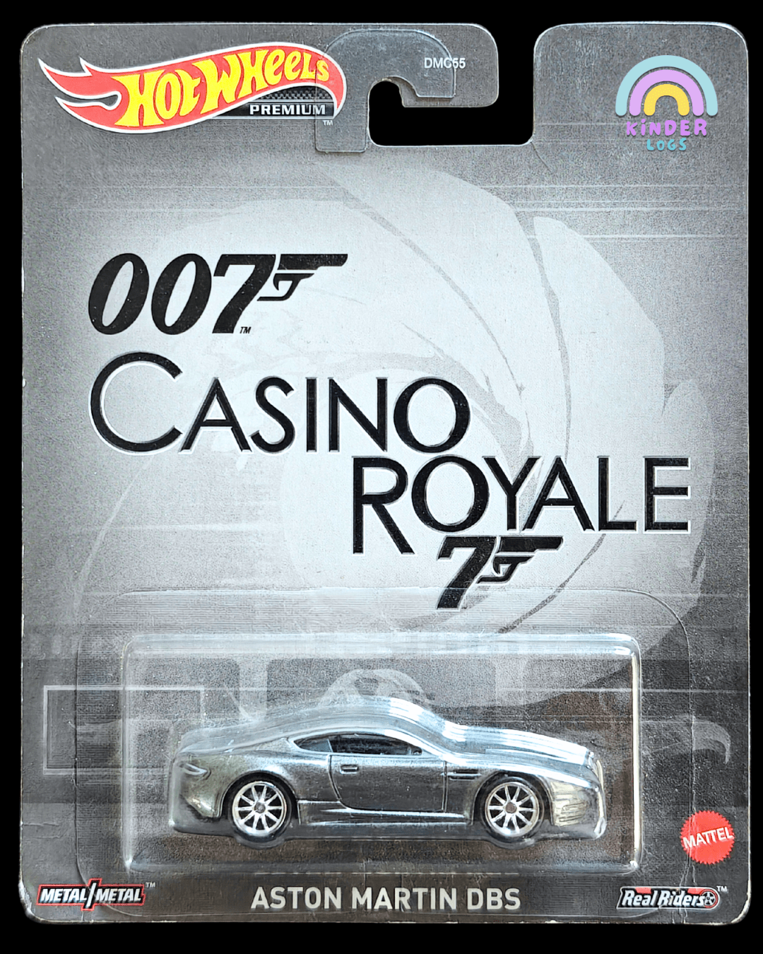 Premium Hot Wheels Aston Martin DBS - James Bond 007 Casino Royale (Imported) - Kinder Logs